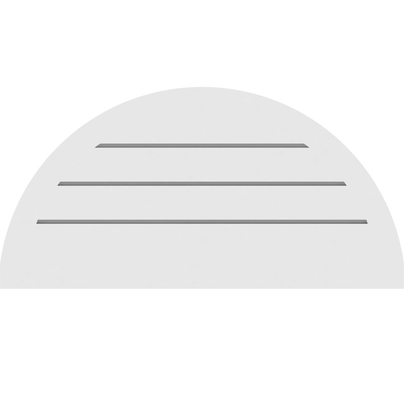 Ekena Millwork Urethane Wall Vent Cover, 14"H x 28"W