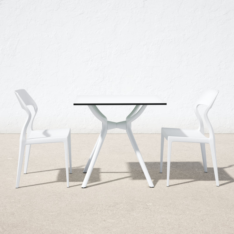 Farrah 2 - Person Patio Dining Set with Square Table