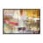 Toile encadrée de bois rustique foncé