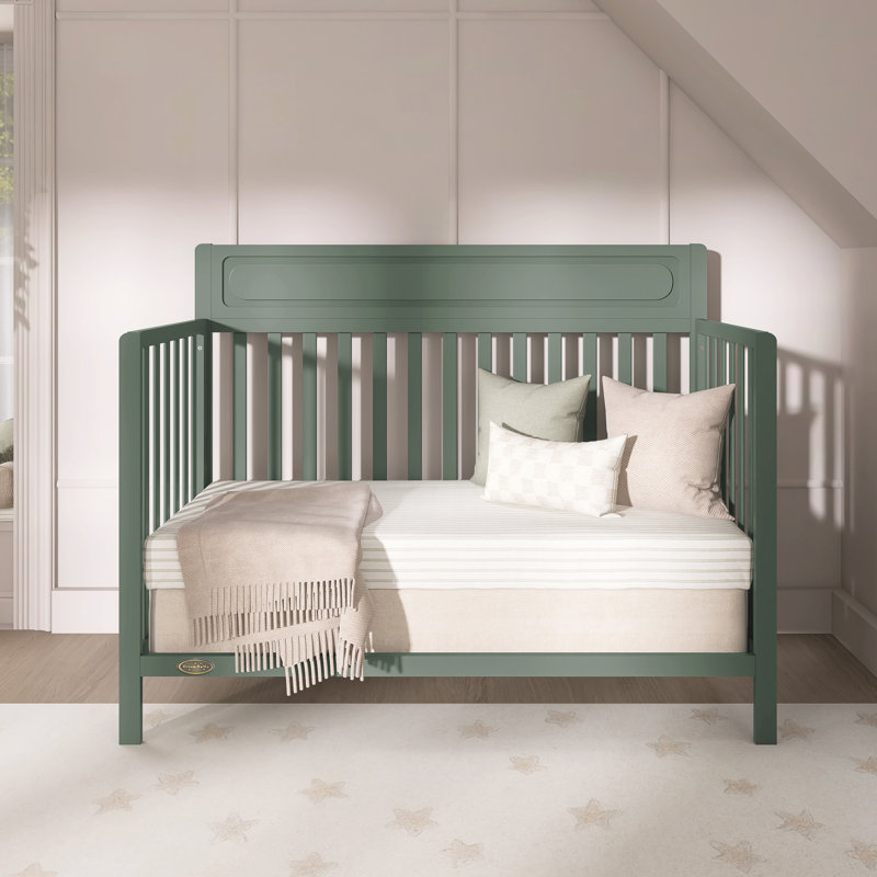  Lit de bébé convertible Avery 5-en-1, Vert pré