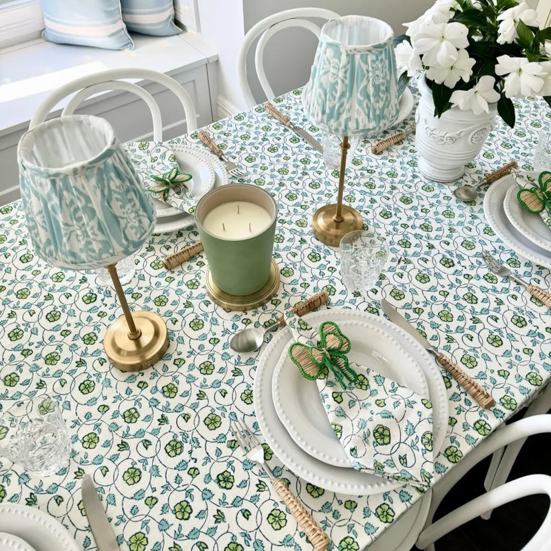 Square Tablecloth - Sea Breeze, 60" Square