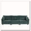 Canapé 3 places en tissu chenille profond-2064245081