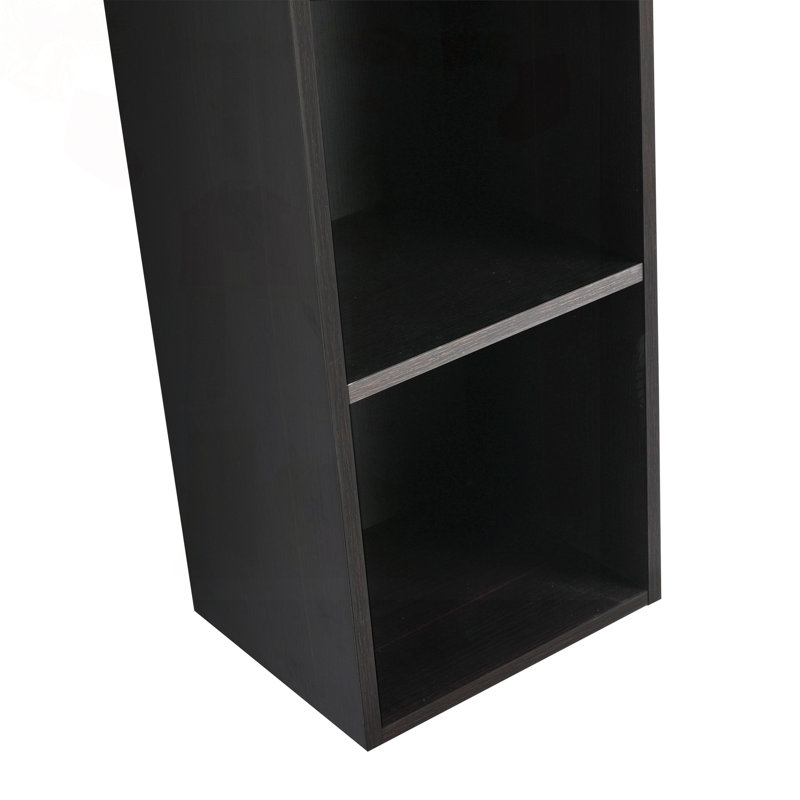 Combinaison de tablettes de rangement murales 24 pouces, Dark Oak