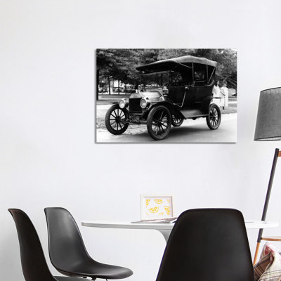 1920s Model T Ford Touring Car Automobile On Display During Parade - Wrapped Canvas Print