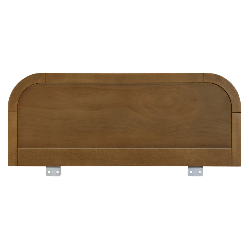 Twin/Full Bed Guardrail, Natural Walnut