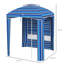 Parasol de plage portatif Outsunny 5,8 pi x 5,8 pi-1308288206