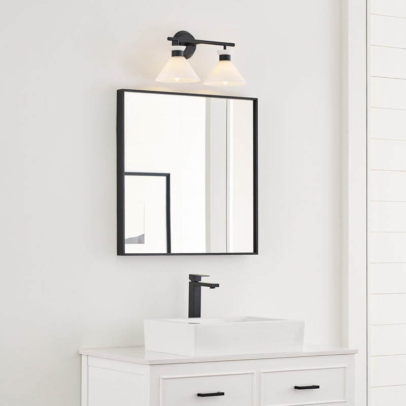 Éclairage pour meuble-lavabo Belcarra, 2, Nuit noire
