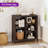 Guinna Farmhouse 5 Cube Bookcase With 3 Adjustable Shelves, Wood Cube Storage Organizer Bookshelf For Small Space, Living Room, Office, Bedroom-2040012411