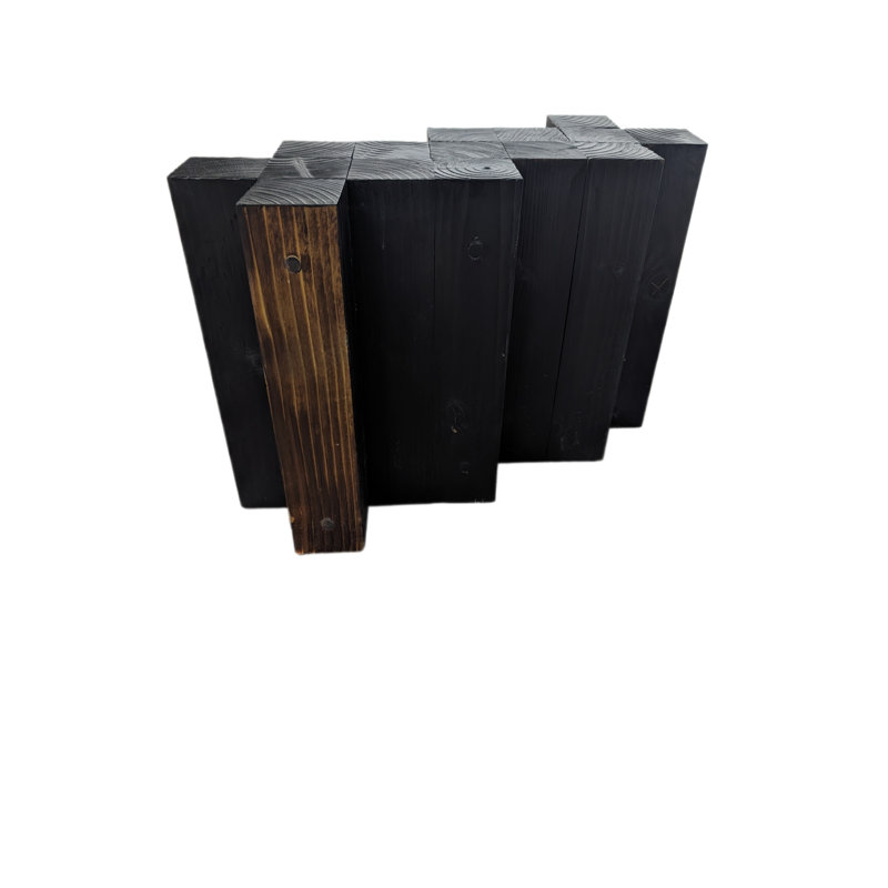 Handcrafted Solid Wood Side Table