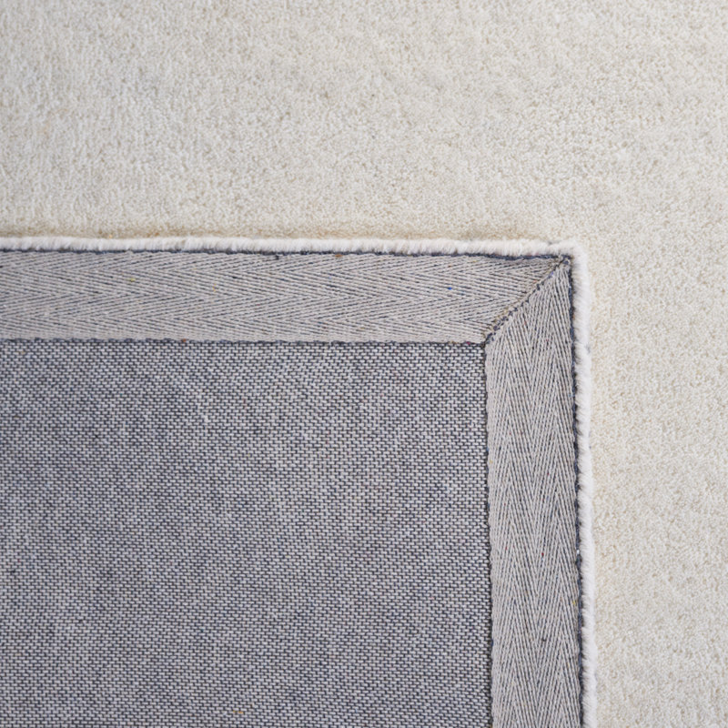Jakavian Hand Tufted Wool/Cotton Abstract Rug in Gray/Ivory, Runner 2'3" x 8'