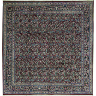 Jahan Wool Oriental Area Rug in Pink