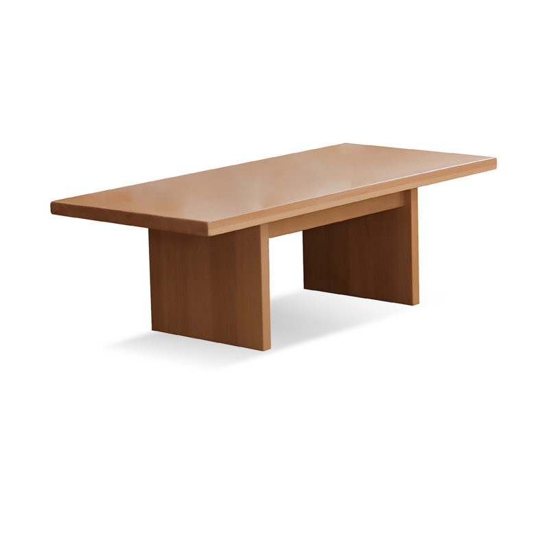 43.31" Solid wood Rectangular Coffee Table, Walnut