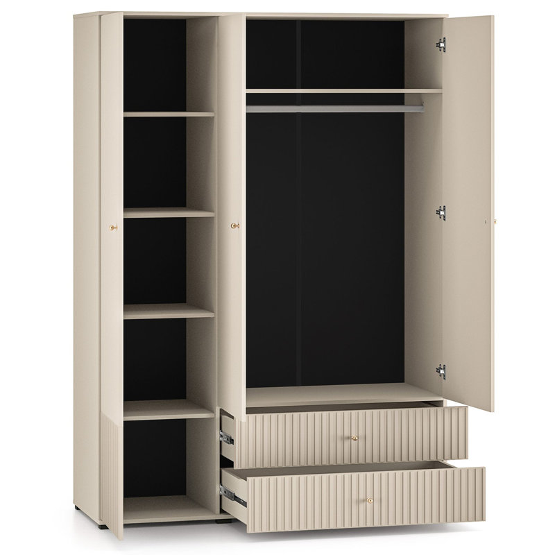 DROMA Manufactured Wood Wardrobe