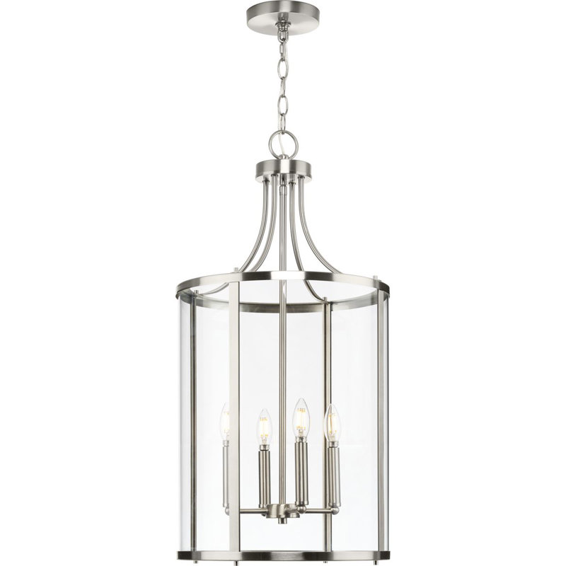 Hejan 4 - Light Lantern Pendant, Brushed Nickel