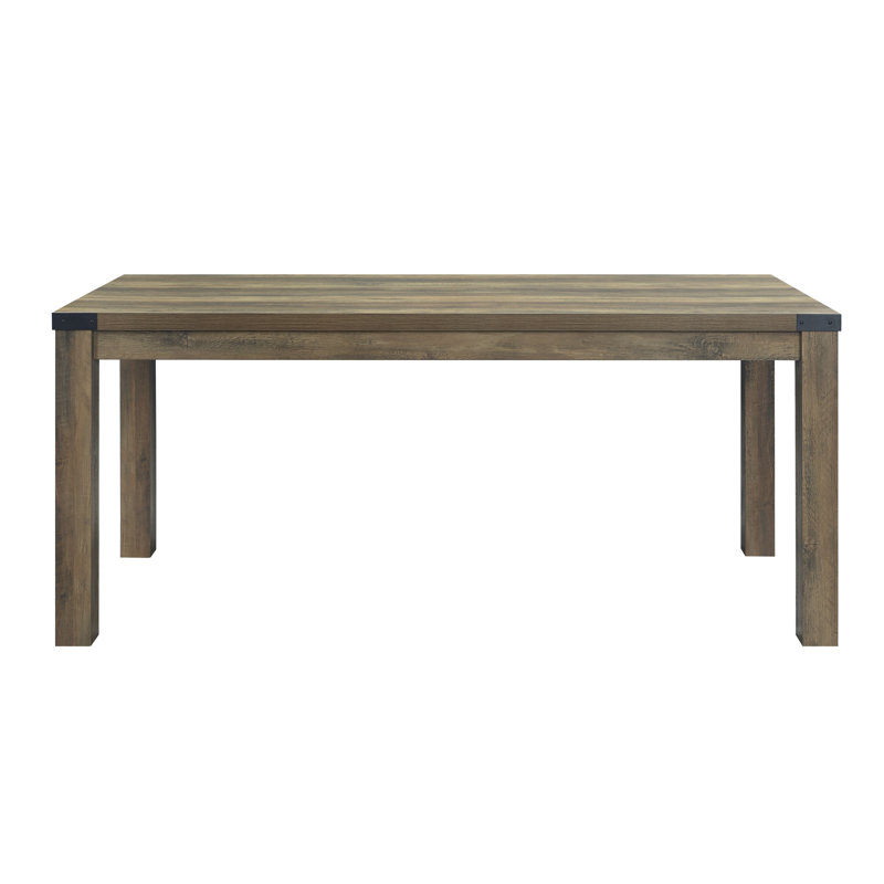 Suai Rectangular Dining Table in Rustic Oak