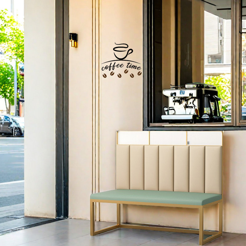 Banc de restaurant, café, café et thé