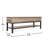 Farmhouse Entryway Bench with Hinged Lift Top and Lower Storage Shelf-2081474092