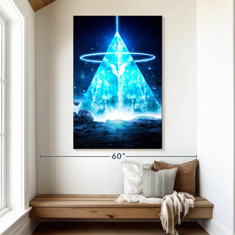 Kelan Higher Powers, 51" H x 34" W