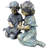 Girl and Boy Reading Statue