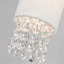 Luminaire suspendu cylindrique à 1 lumière Claudelle