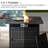 Darijus 5 - Person Outdoor Seating Group with Fire Pit with Cushions-991419289-1005631515