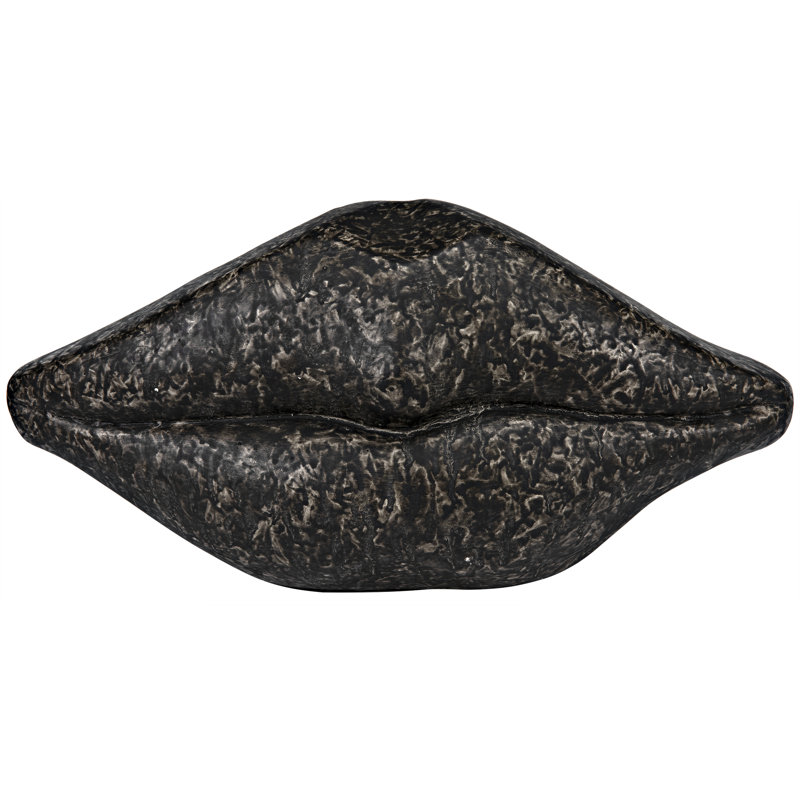 Lips Sculpture, Black