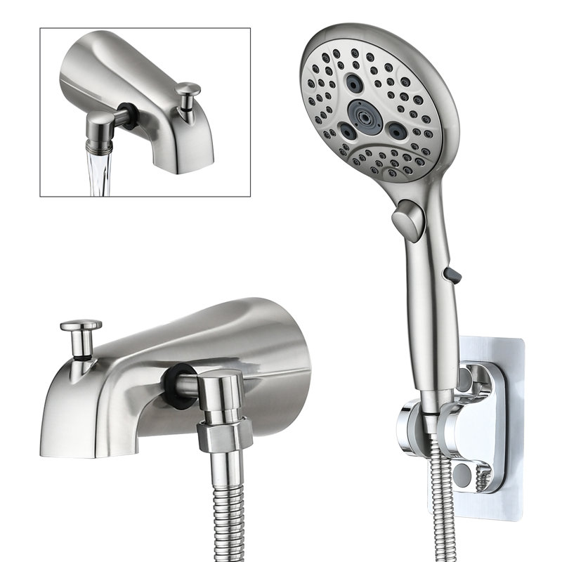 Wall Tub Spout, Brushed Nickel