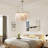 1 - Light Unique/Statement Feather Pendant Nordic Art Ceiling Light Chandelier