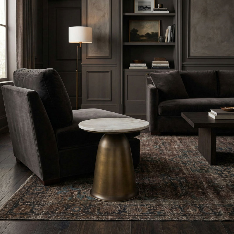 Aiden Marble End Table