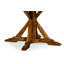Casually Country Round Walnut Wood Dining Table-39862081-23515267