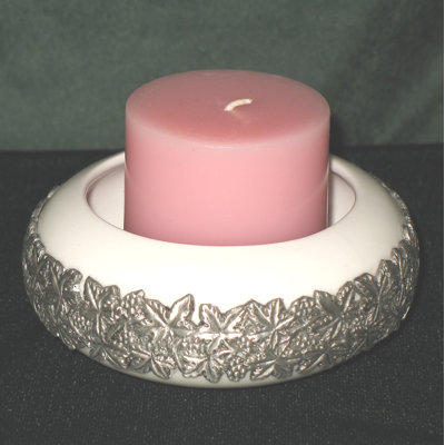 Photophore en porcelaine
