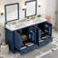 Ensemble de meuble-lavabo 60 po avec lavabo double et portes à fermeture en douceur 60 po-1667534770
