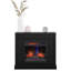 Galenna 42.75'' W Black Electric Fireplace & Mantel Package with 4600 BTU