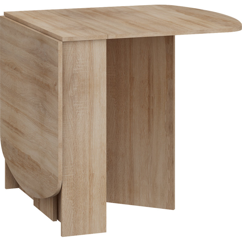 Standridge 80 cm Extendable Oval Dining Table, Oak Sonoma