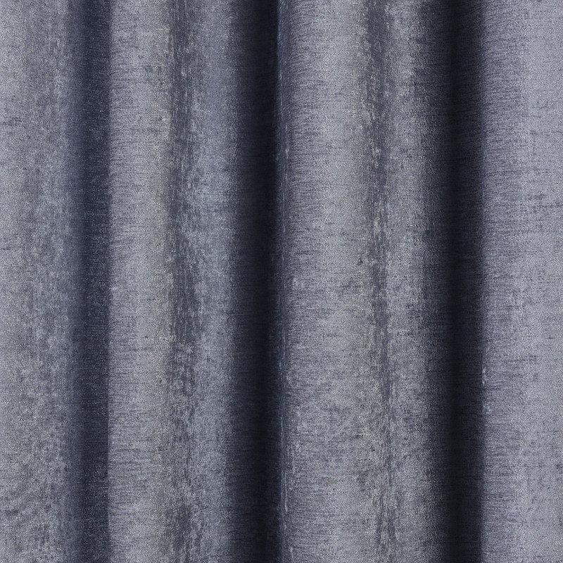 Chenille Light Filtering/Room Darkening Machine Washable Grommet Curtain Panel Set, Grey, 52" W x 96" L