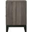 Table de chevet 2 tiroirs Grey Oak
