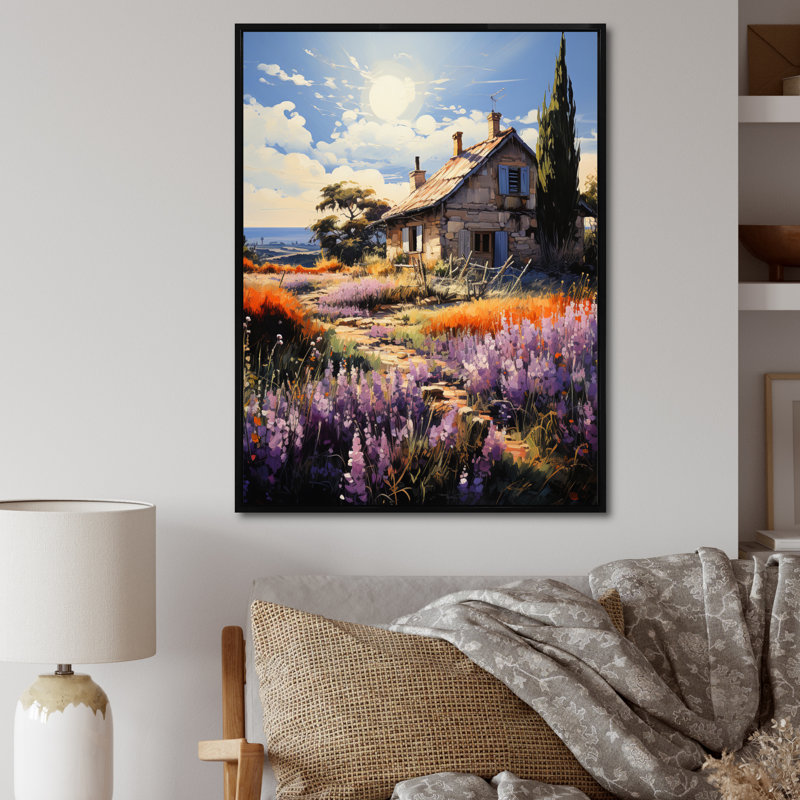 Hilkowski Farmhouse Garden Whispers Pointillism II, Noir, H 20 po x l 12 po x P 1 po