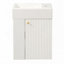Meuble-lavabo flottant avec lavabo en résine