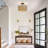 Stutz Rattan Semi Flush Mount