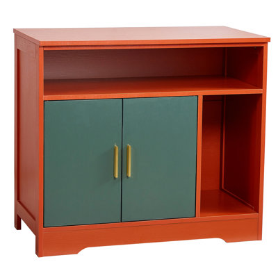 Enceinte de litière pour chat avec armoire cachée 31 po avec étagère et rangement pour salle de bain intérieure Table de bout moderne pour meubles de maison en bois convenant à la plupart des bacs à litière