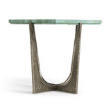 Water Seaglass Martini Table