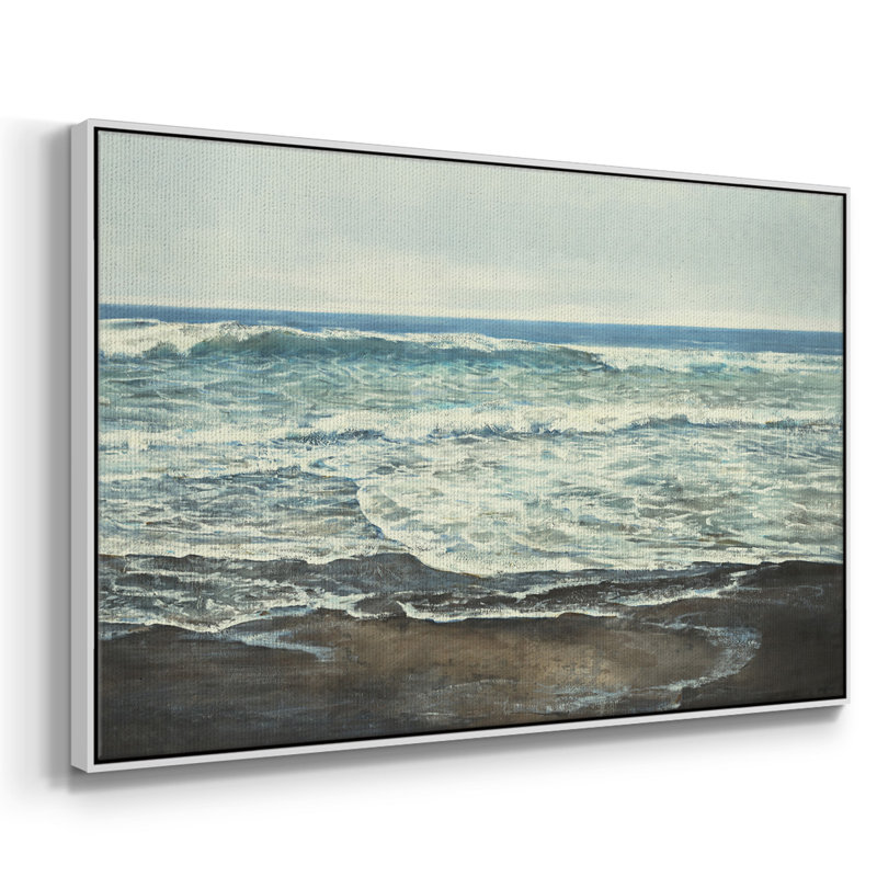 Coastal Reflection, reproduction d'art sur toile, H 37 po x l 25 po x P 2 po, Blanc