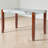 4 - Piece Dining Set, 2 Upholstered Chairs and 1 Bench, Rubber Wood Legs,Space-Saving, Dining Room