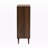 Milbrandt 2-Door Shoe Cabinet in Grey and Walnut Finished Wood, 38.02'' H X 23.51'' W X 13.32'' D