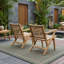 Chaises en osier, ensemble de 2