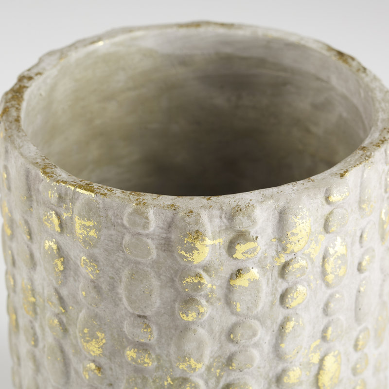 Homage Pot Planter, 9" H x 7.25" W x 7.25" D