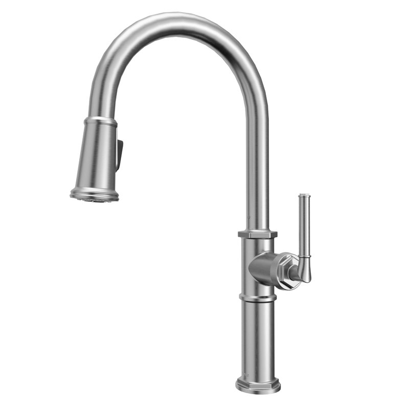 Karran Brampton Pull Down Kitchen Faucet, Stainless Steel