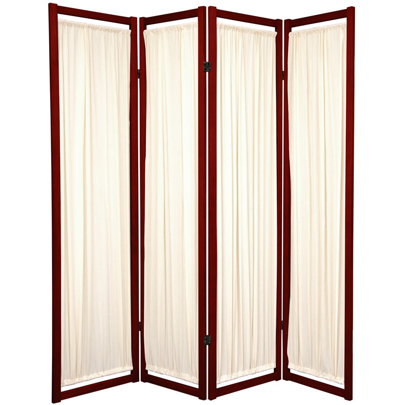 Cloison pliante Michelle H 72 ", Bois de rose, 4