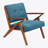 Marchese Lawrence Mid-Century Upholstered Accent Chair-131994267-131994276