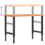 100cm W Solid Wood Top Height-Adjustable Workbench
